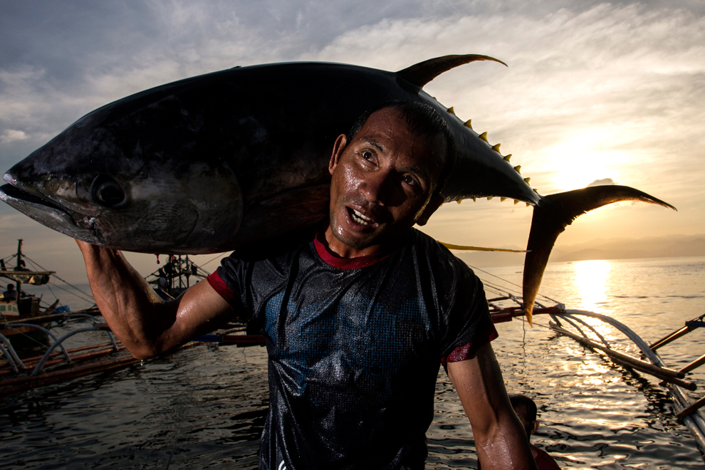 Pesca en el mar