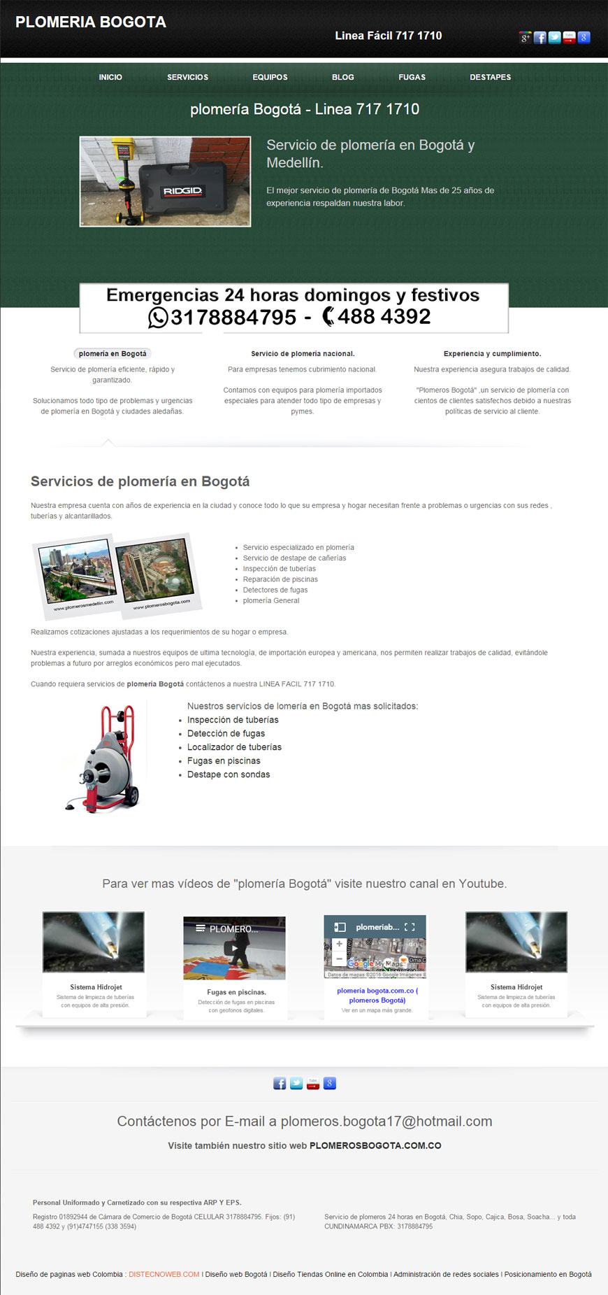 plomeriabogota Diseno Web