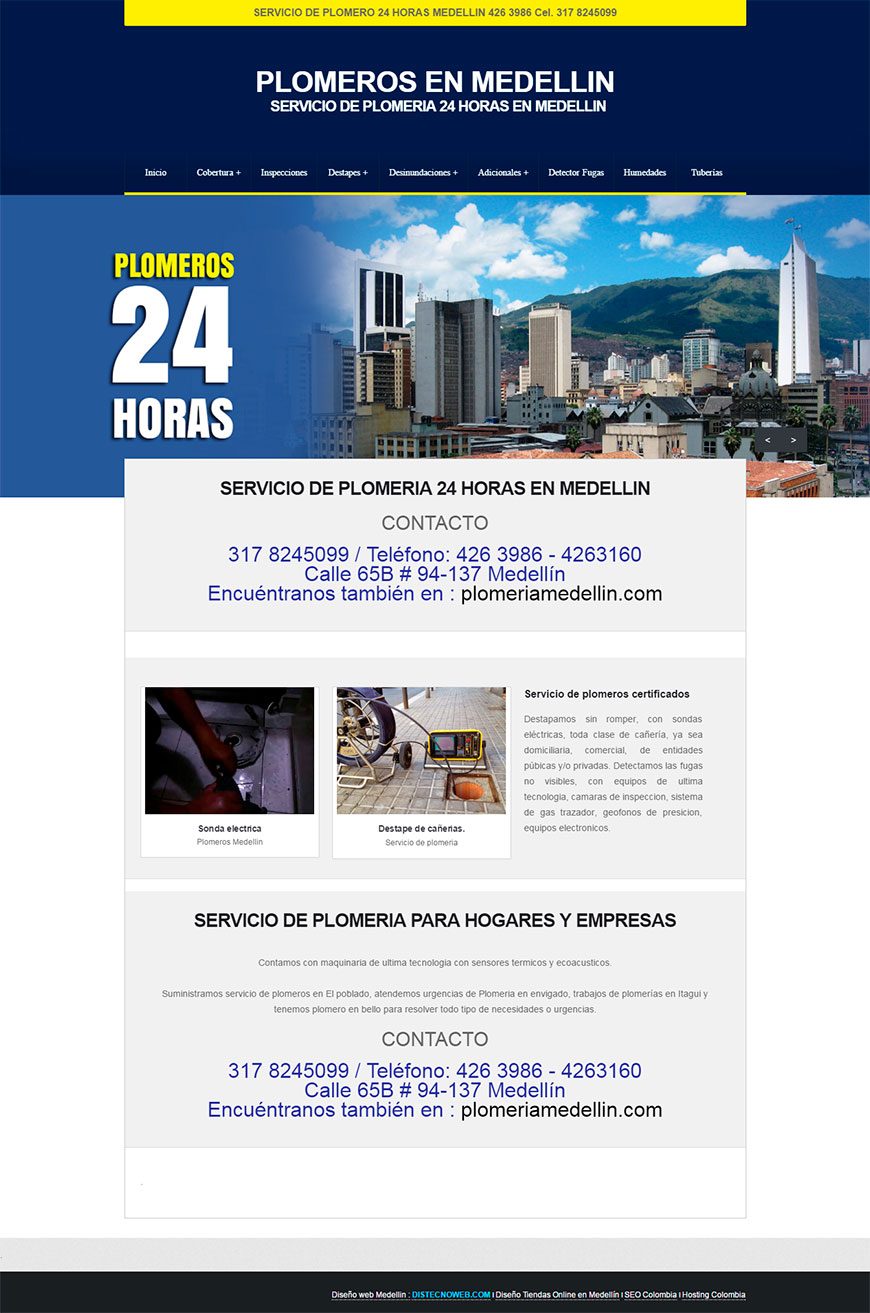 Plomerosenmedellin.com