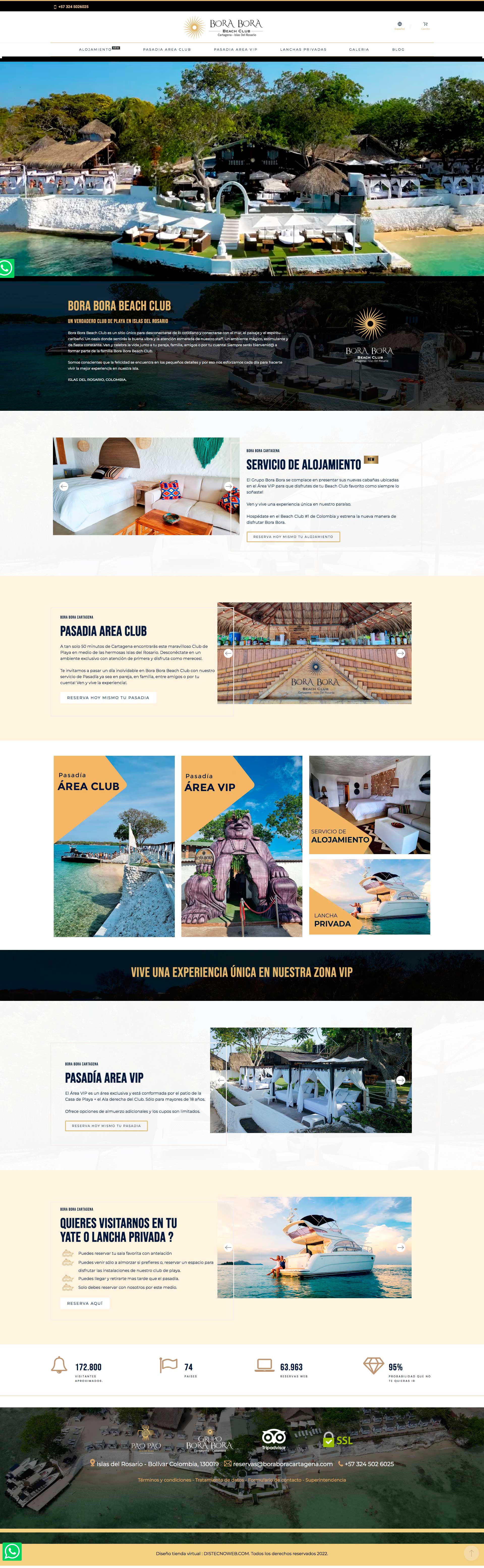 SITIO WORDPRESS HOTELS ALBA GROUP. Portafolio Wordpress Colombia