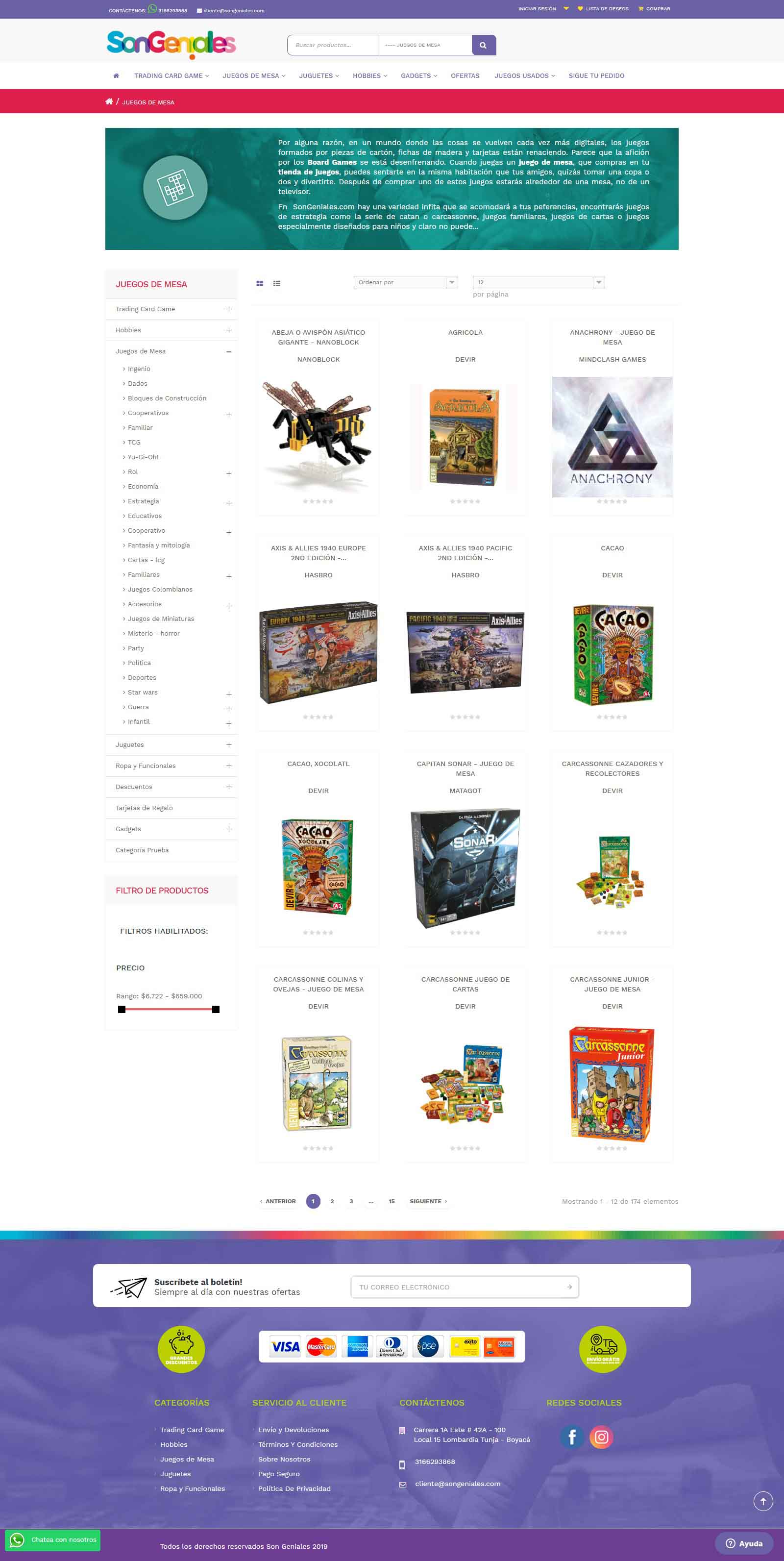 Son Geniales - Tienda Online.