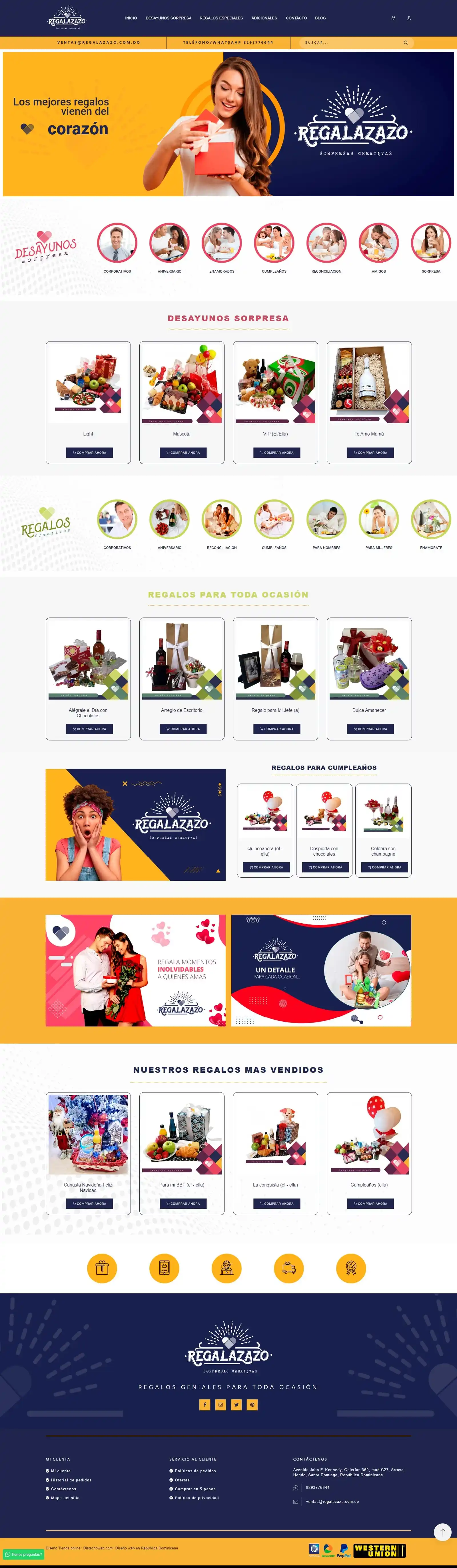 Regalazazo - Tienda online de regalos.